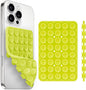 Silicone Suction Cup Phone Case Mount Double Sided, Phone Accessories Hands-Free Strong Grip Holder for Selfies and Videos, Silicon Phone Stand for iPhone and Android Green