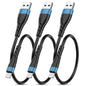 OIITH USB C Cable, USB A to USB C 3A Fast Charging (3FT 3Pack) Phone USB Type-C Charge Cable Android Charge Cord USB C Charger Cable for iPhone 15 Plus/Pro/Pro Max/Samsung/Pad/Laptop/LG/-Red