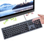 Colorful Keyboard Cover for Dell KM636 Wireless Keyboard/Dell KB216 KB216t KB216p Wired Keyboard/Dell Optiplex 5250 3050 3240 5460 7450 7050/Dell Inspiron AIO 3475/3670/3477 All-in one Desktop,Rainbow