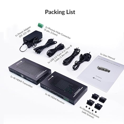 AV Access USB KVM Extender 4K 230FT