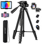 JOILCAN Tripod Camera Tripod, 74" Tripod for Camera Cell Phone