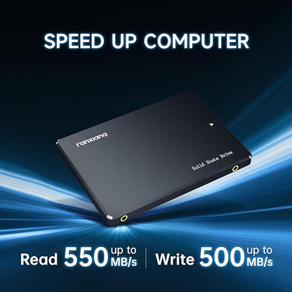 S101 512GB SSD SATA III 6Gb/s 2.5" Internal Solid State Drive, Read Speed up to 550MB/sec, Compatible with Laptop and PC Desktops(Black)