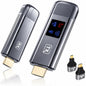 Wireless HDMI Transmitter and Receiver, 120M/400FT, 5.8G+2.4G Dual-Band