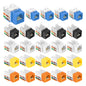 VCE UL Listed Cat6 Keystone Jacks 10Gbps 25-Pack, Orange