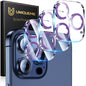 UniqueMe for iPhone 13 6.1"/13 Mini 5.4" Camera Lens Protector-Black Circle