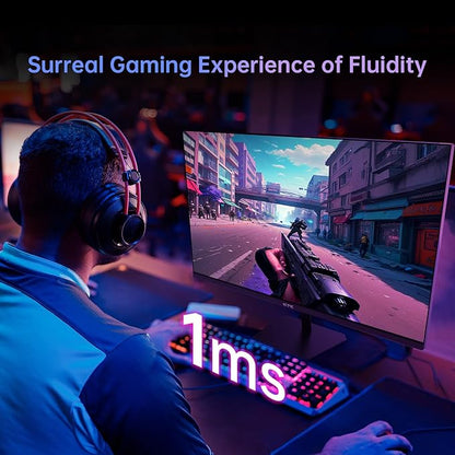KTC 24.5'' Gaming Monitor 180Hz FHD,Fast IPS 1080P 1 ms, 128% sRGB HDR10,Freesync HDMI x 2 /DP x 1 VESA Tilt Adjustable Xbox PS5 Switch (HDMI Cable Included)