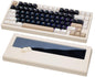 KEEBMONKEY WOBKEY Rainy 75 CNC Aluminum HMX/JWK/Cocoa Switches Triple-Mode Connectivity Mechanical Keyboard with Superior Acoustics, RGB/FR4/Silver SUS304/7000mAh/Cocoa Switch (Pro - Red Velvet)