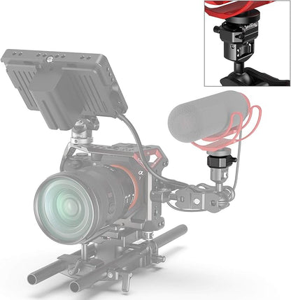 SmallRig Universal Cold Shoe Mount, Multi-Functional Shoe Adapter with Safety Release, for DSLR Camera Rig Microphone LED Light - 2797