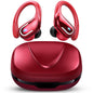 Ltinist Wireless Earbud, Bluetooth 5.3 Headphones Pure Bass Sound with Earhooks, 75H Battery Over Ear Headphones with Dual-LED Display, IP7 Waterproof Earphones Built-in Microphone for Running Sports