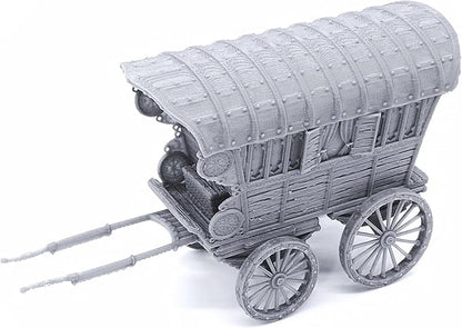 EnderToys Traveler's Camp I by Printable Scenery, 3D Printed Tabletop RPG Scenery and Wargame Terrain 28mm Miniatures