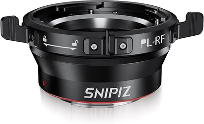 PL-RF Lens Mount Adapter with Rotary Lock Mount Converter Compatible with PL Lens to Canon RF Mount Cameras EOS R EOS R5 EOS R6 EOS R3 EOS Ra EOS RP