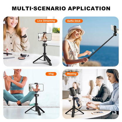 COMAN Selfie Stick for iPhone, 24" Phone Tripod with Remote 360° Ball Head, Portable Stand for Cell Phone iPhone 17/16/15/14/13/12 Pro Max/Android Gopro