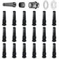 38 Pcs PG7~21 Kit Cable Gland 3-18mm Nylon Strain Relief Spring IP68 PA66