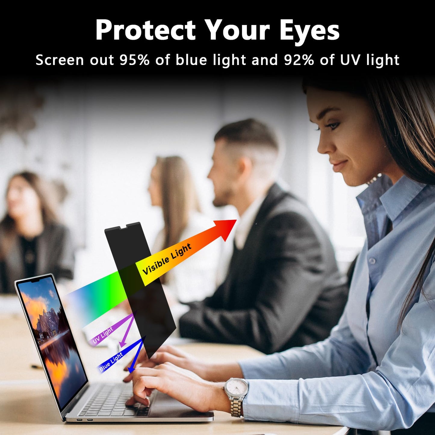 LUSA DESIGN Magnetic MacBook Air 15 Inch Privacy Screen