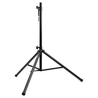Adjustable Height Tripod Speaker Stand, Sturdy Steel, Holds up to 99.2 lbs, 52" to 73", Black
