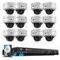 4COVR 16 Channel Security Camera System 5MP PoE with 4TB HDD, LY54AX5M1612