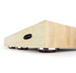 IsoAcoustics Delos Turntable Isolation Butcher Block Series: 1815W2 (18" W x 15" D x 3" H) Walnut