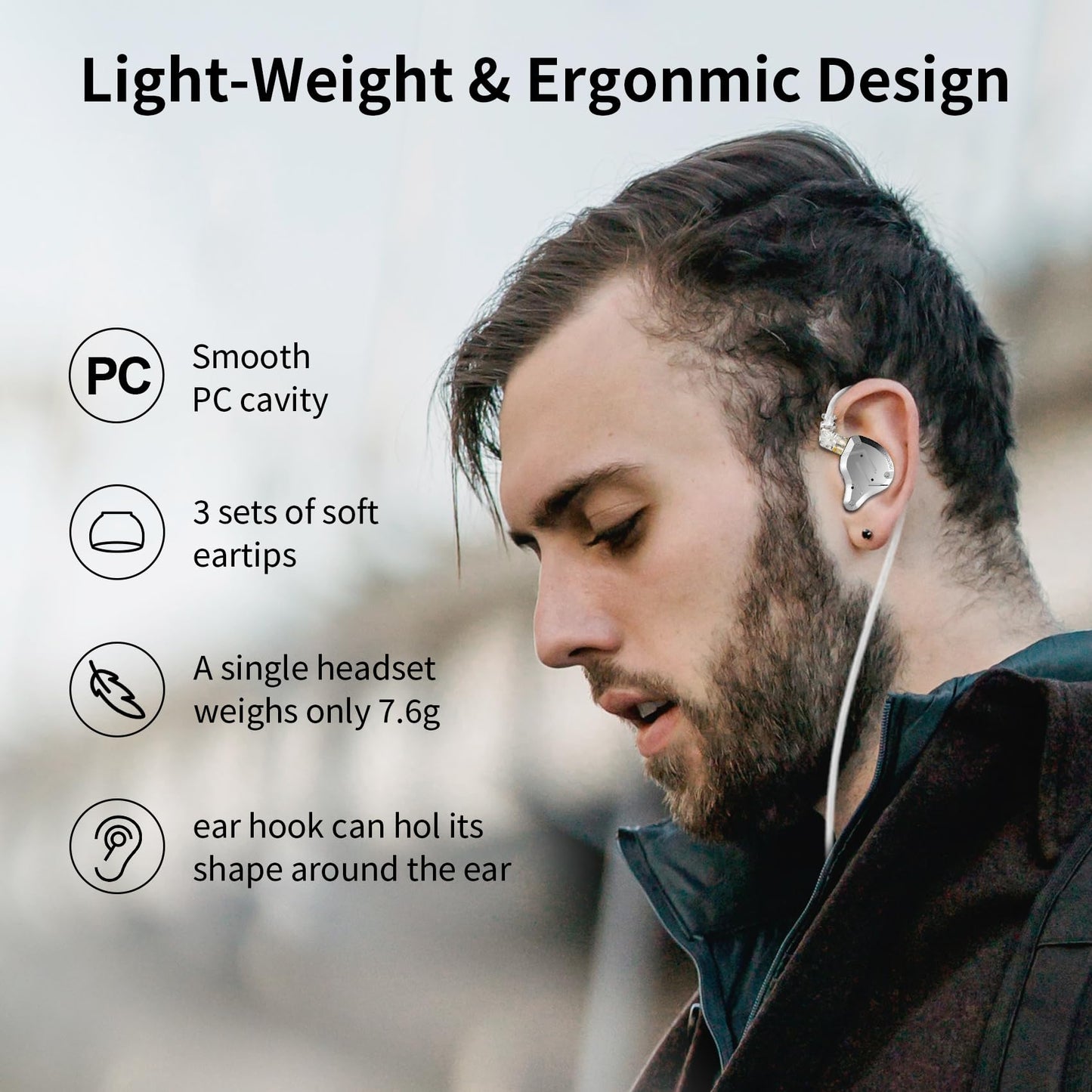 KZ ZS10 Pro IEM Headphone,KZ in Ear Monitor Earbuds, Stereo Sound Earbuds