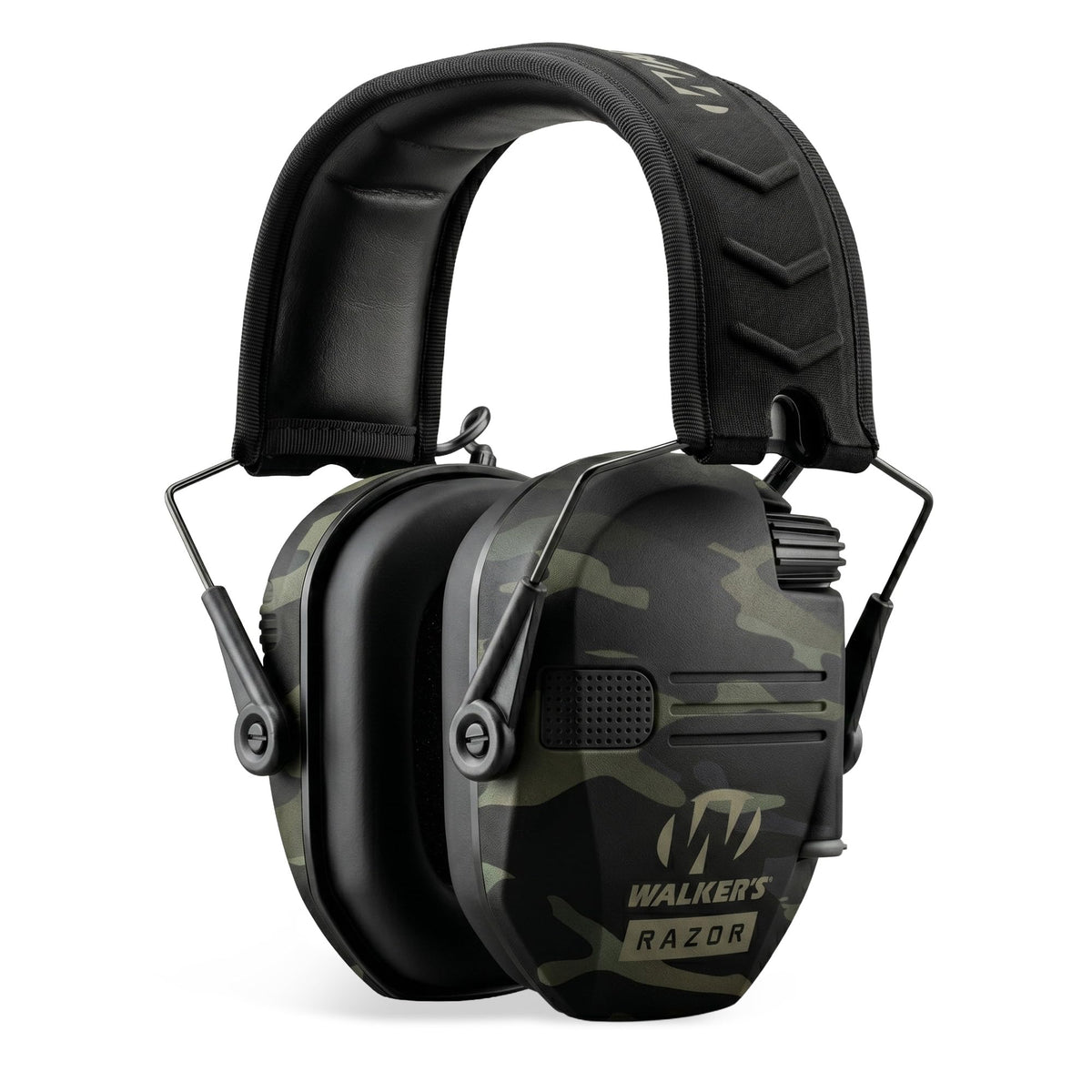 Walker's Razor Slim Patriot Series Muffs - Olive Drab Green