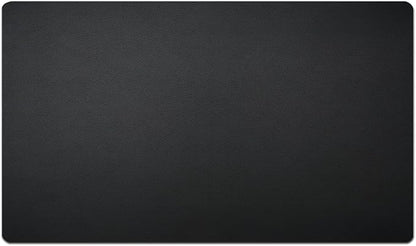 Nekmit Leather Desk Blotter Pad 24 x 14 Inches, Flat, Non-Slip, Waterproof, Black