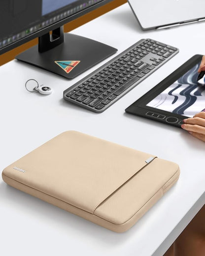 tomtoc 360° Protective Laptop Sleeve for 13-inch New MacBook Air M4/A3240 2025, M3/A3113, M2/A2681 M1/A2337 A2179 A1932, 13-inch MacBook Pro M2/A2686 M1/A2338, Water-Resistant Computer Case Bag