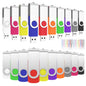 ABLAZE 1GB Flash Drive 10 Pack, USB 2.0 Memory Stick with Lanyards