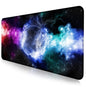 Gray Forest Mouse Pad with Seam Edge Design, Non Slip Rubber Keyboard Pad
