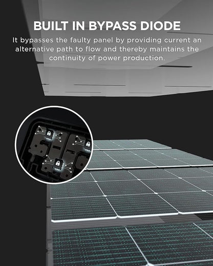 ETFE Solar Panels 400 Watts, BigBlue SolarPowa 400 Portable Solar Charger with Kickstands and MC-4(51.3V/7.8A), IP68 Waterproof, Charge Fast Cellpowa 2500 Power Station for Camping, RV Off Grid System