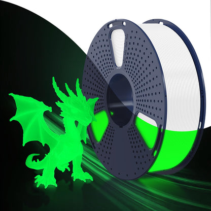 SUNLU PETG Glow in Dark Filament,1kg(White, Glow Green)