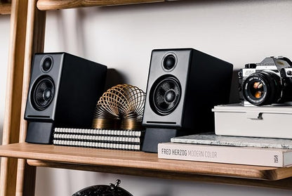 Audioengine A2+ Desktop 24 Bit Wireless Bluetooth Desktop Speakers - 60W Computer Speakers for Music and Gaming