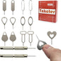SIM Card Tool Kit with Eject Pins 16 Pcs Tray Openers Needle Ejector for All iPhone iPad Samsung Galaxy Smartphones & Smart Watch Link Remover Tnkcter