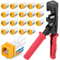 Everest 45Term - 45° Angled Speed Termination Keystone Tool Set
