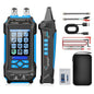 11 In 1 Network Cable Tester with 60000 Digit Multimeter 7 Wavelengths OPM 10Km/10mW VFL 600M Measurable Length 100 Records Tool Kit for CAT5 CAT6 Telephone Ethernet RJ11 RJ45 PoE Wire Tracer NCV,Blue
