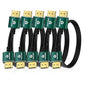 Slim HDMI Cables 3.3FT 5Pack, Ultra Soft & Thin HDMI to HDMI Cord, Extreme Flexible & Skinny HDMI Wire Supports High Speed 4K@60Hz 18gbps 2160p 1080p