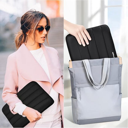 Laptop Sleeve Bag, 15 15.6 16 Inch TSA Laptop Bag Protective Sleeve Waterproof with 4-Layer Protection Laptop Sleeve for MacBook, HP, Dell, Lenovo, Asus Notebook