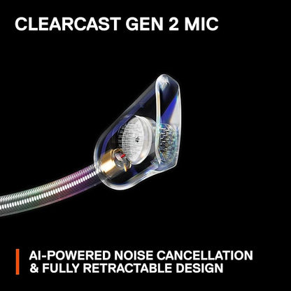 SteelSeries Arctis Nova Pro Wireless Multi-System Gaming Headset - Premium Hi-Fi Drivers - Active Noise Cancellation - Infinity Power System - Stealth Retractable Mic - PC, PS5/PS4, Switch, Mobile