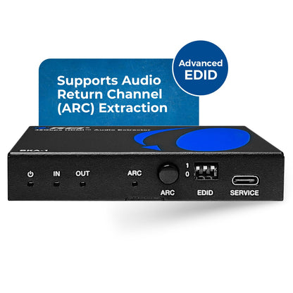 OREI 8K@60Hz 48Gbps HDMI Audio Extractor, SPDIF & 3.5mm, ARC, HDCP 2.3, CEC