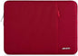 MOSISO Laptop Case 13 inch, 13 inch Laptop Sleeve Compatible with MacBook Air M4 M3 M2 M1 2025-2018 / Pro M2 M1 2025-2016, Polyester Vertical Computer Sleeve Bag with Pocket, Red