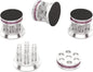 Tertullus 4 Pcs Speaker Isolation Feet 43mm×38.5mm Audio Shock Absorber Floor Protectors Dampening Pad Rubber Pads Anti-Vibration Pads for Turntable Amplifier DAC Subwoofer Audio Equipment