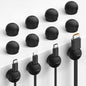 Lamicall 12Pack Rotating Cord Organizer, Desk Office Nightstand Accessories