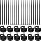 Yookeer 120 Pieces Magnetic Zip Tie Mount Cable Wire Management Base, 22 mm