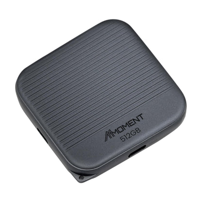 MMOMENT 512GB Portable SSD Magnetic Phone SSD, Dual USB-C, 950MB/s P100