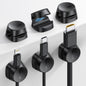 Lamicall 6Pack Cord Organizer, [1s Lock] Spring Cable Holder Clips for Desk
