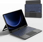 nimin Detachable Keyboard Cases for 12.4-inch Samsung Galaxy Tab S7+/S8+/S7FE, Built-in S Pen Holder, Trackpad, 7-Color Backlit, Shortcut Keys, Infinite Viewing Angles Stand, Auto Sleep/Wake