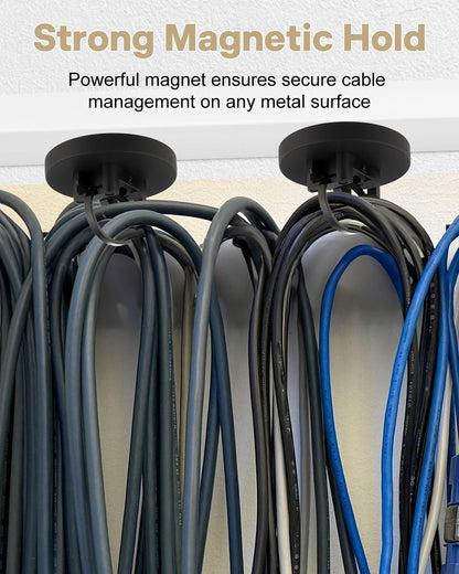 Alffun Magnetic Zip Tie Mount Wire Cable Holder
