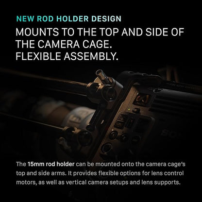 Tilta Camera Cage Compatible with Sony BURANO | Arri Rosettes, 1/4"-20 and 3/8"-16 Threads | w/Top Handle, Left/Right Side Arm, Battery Plate (Full Camera Cage Plus)
