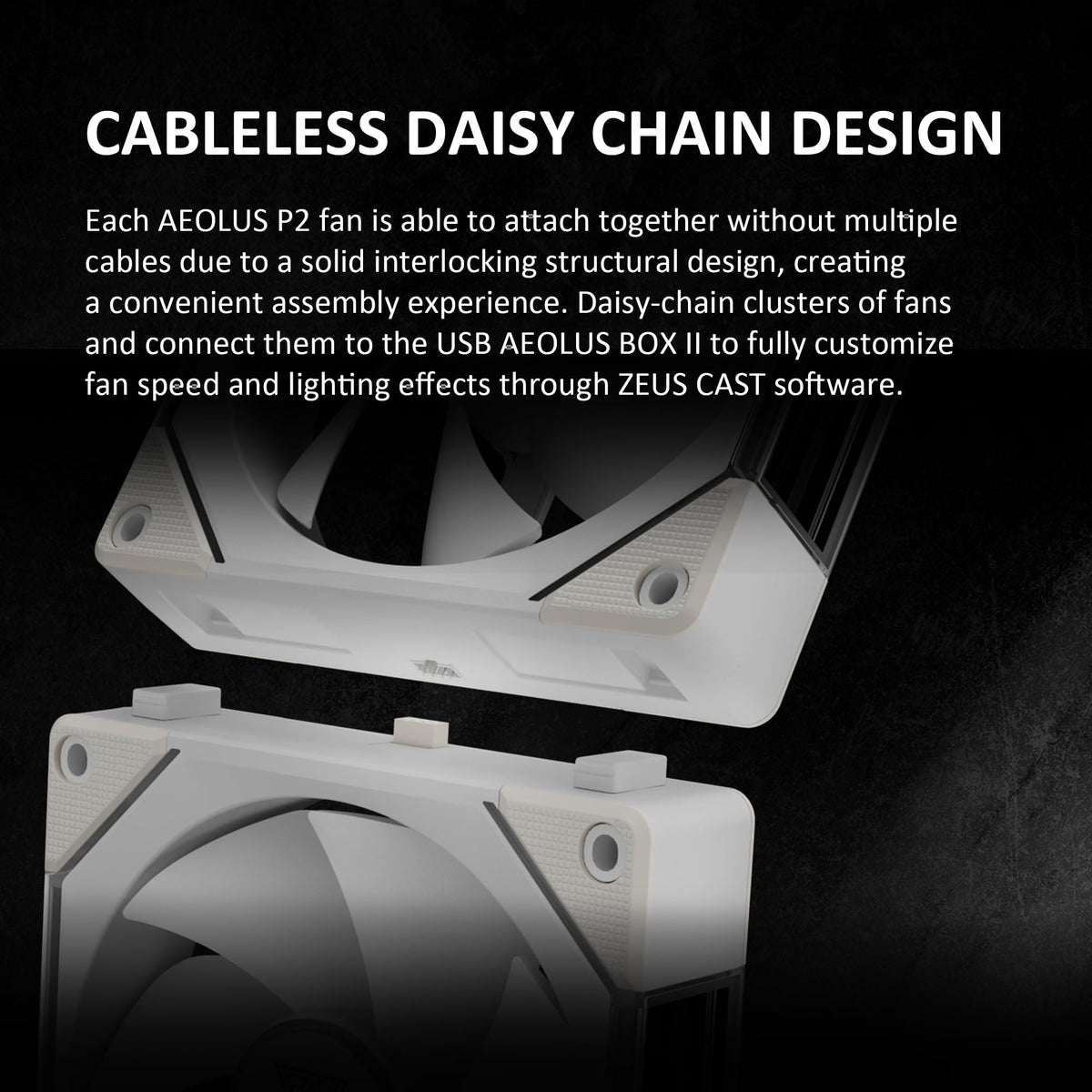 GAMDIAS Aeolus P2-1203U 120mm ARGB PWM Fan(3 Fan Pack w/USB Hub), Include Reverse Fan Blade x3, ARGB Sync Ready, Easy Installation & Cabless Daisy-Chain Design, Silent Operation, Up to 2400RPM, White