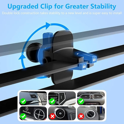 Wireless Car Charger, Auto-Clamping Car Mount 15W/10W/7.5W Fast Charging Air Vent Car Phone Mount Compatible with iPhone 14/13/13 Pro/12 Pro Max/12 pro/12/11/10/8 Series, Samsung Galaxy Series
