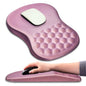KUOSGM Mouse Pad Wrist Support, Ergonomic Mouse Pad with Massage Dot, Comfortable Computer Mouse Pad for Laptop, Wrist Rest Pain Relief Mousepad with Non-Slip PU Base for Office & Home, 12 x 8 in