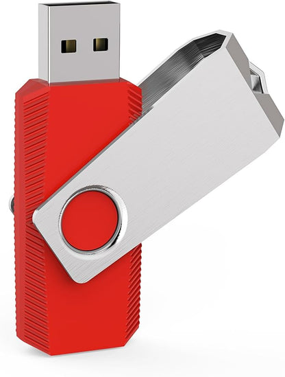 Aiibe 8GB Flash Drive 5 Pack 8GB USB 2.0 Flash Drive Memory Stick Thumbdrives 5pcs (5 Mixed Color : Black Red Cyan Green Purple)